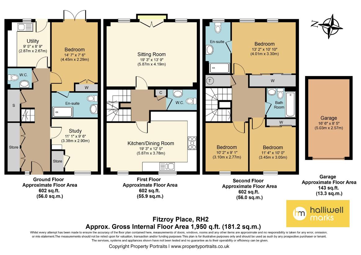 4 bedroom detached house for sale - floorplan