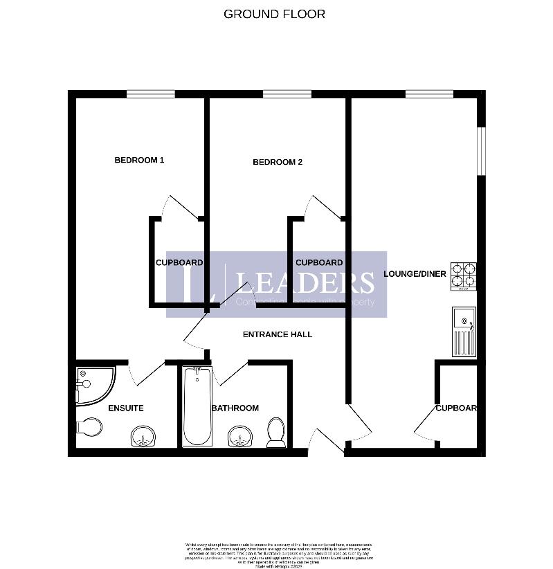 2 bedroom flat for sale - floorplan