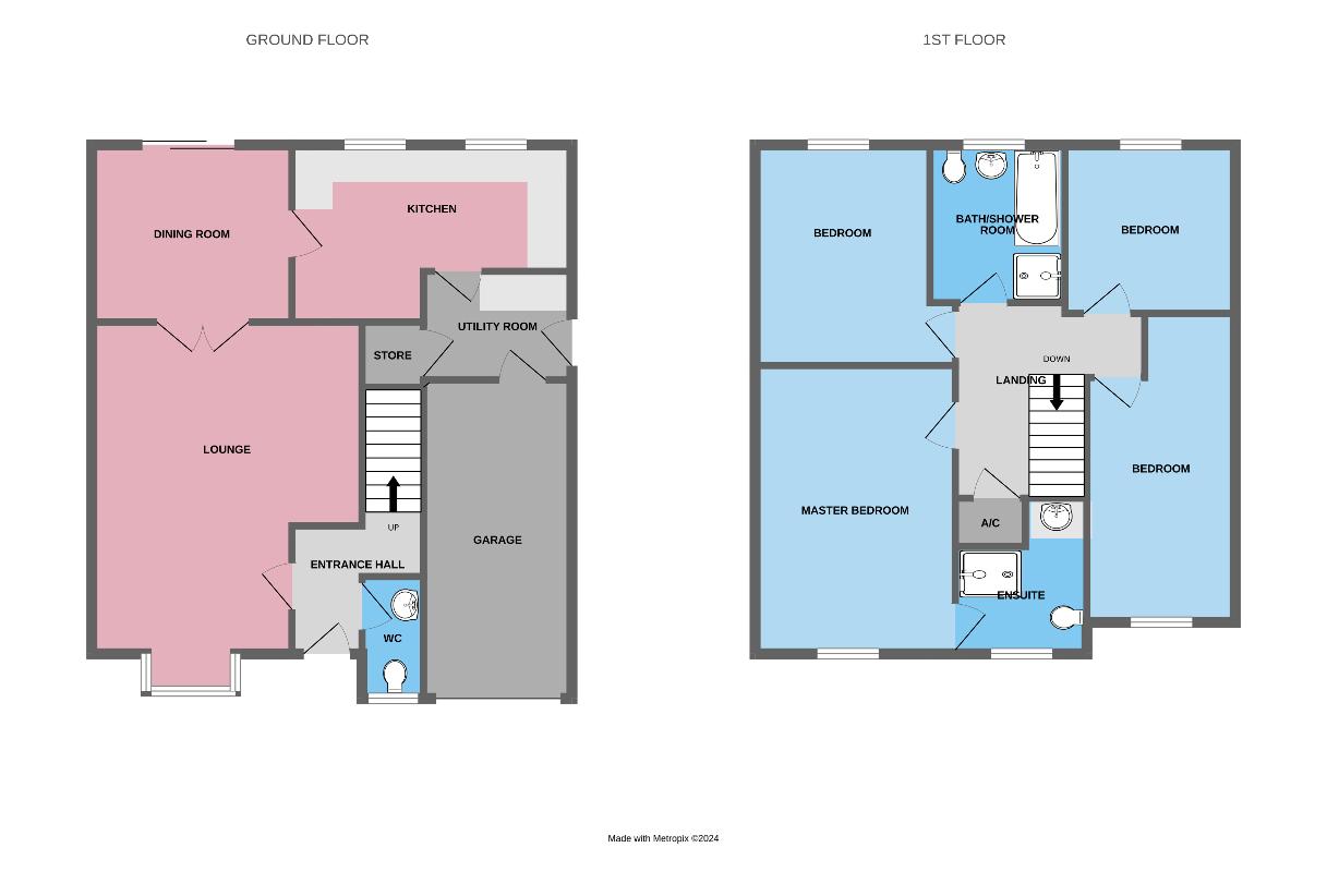 4 bedroom property for sale - floorplan