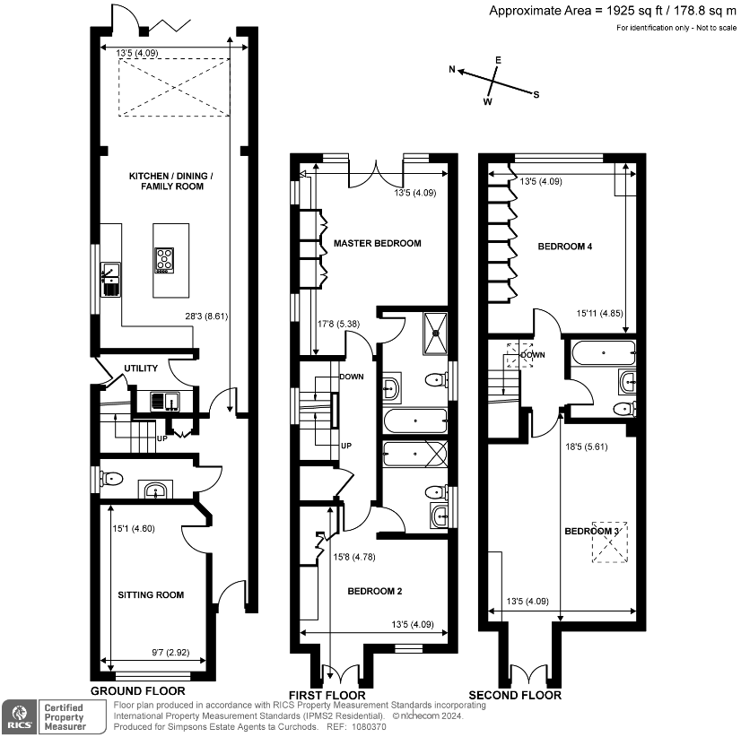 4 bedroom property for sale - floorplan