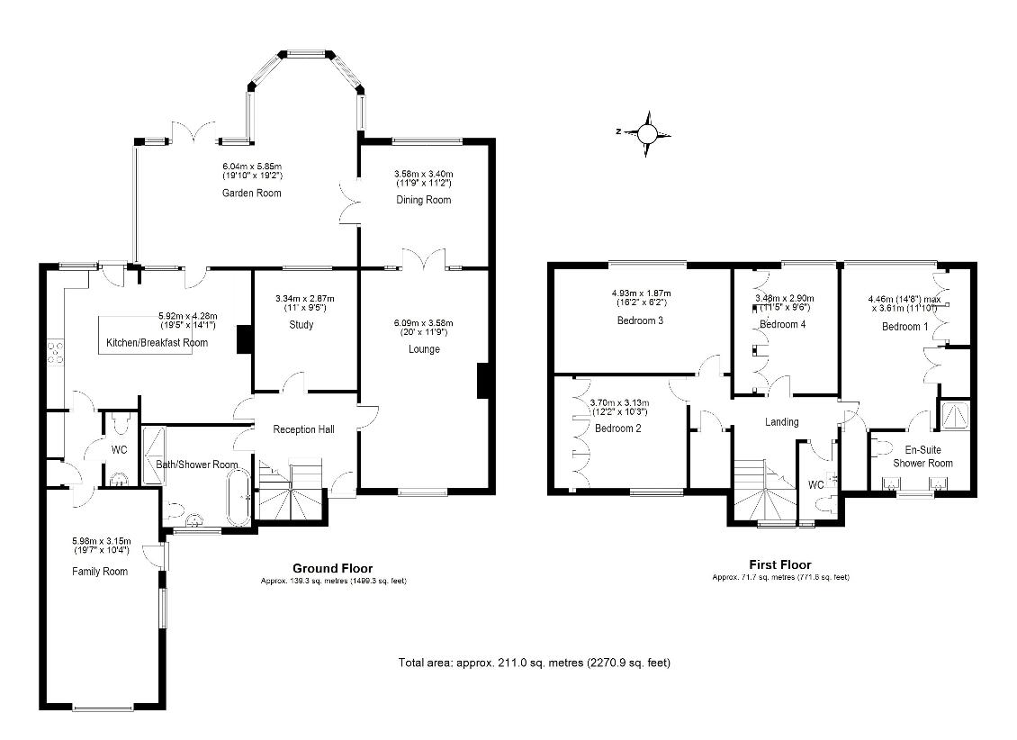 4 bedroom property for sale - floorplan