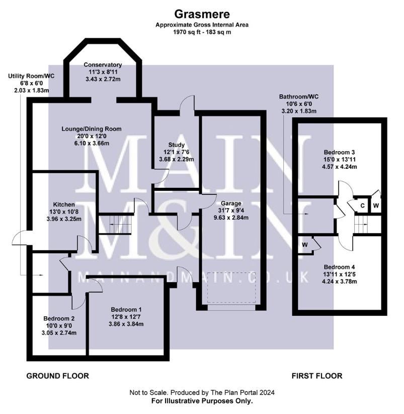 4 bedroom detached house for sale - floorplan