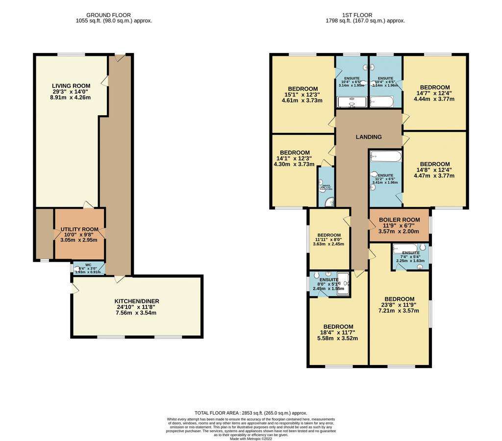 7 bedroom mixed use for sale - floorplan
