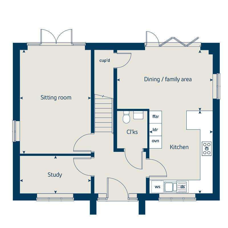 4 bedroom detached house for sale - floorplan