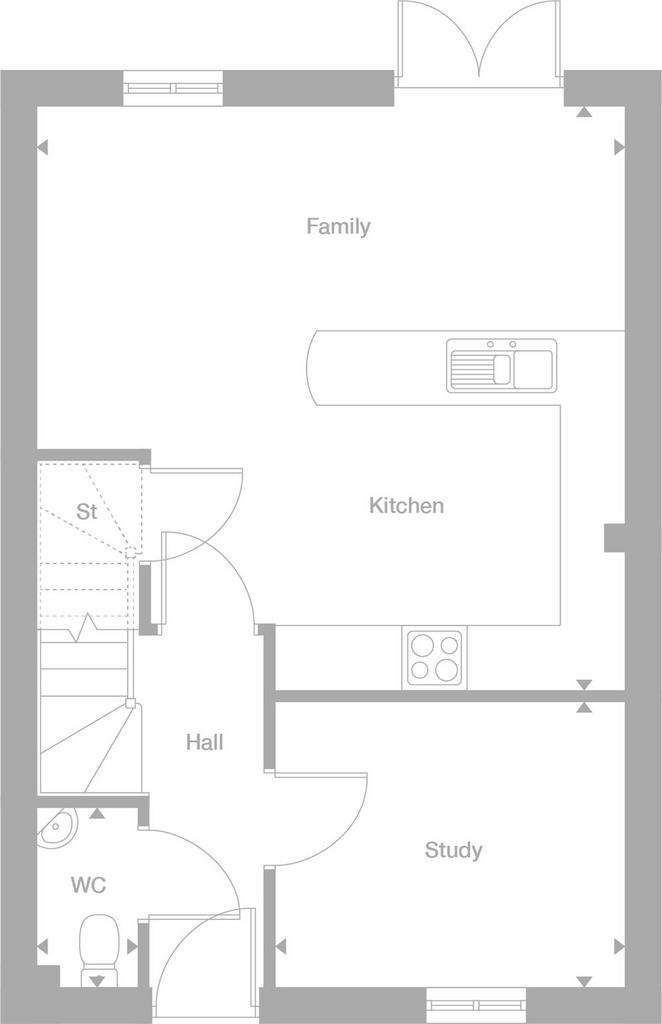 4 bedroom mews house for sale - floorplan