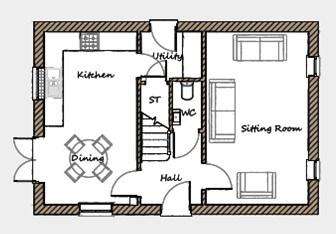 3 bedroom detached house for sale - floorplan