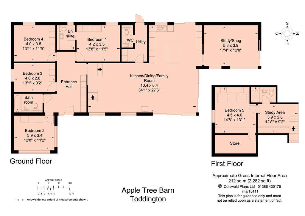 5 bedroom Residential development for sale - floorplan