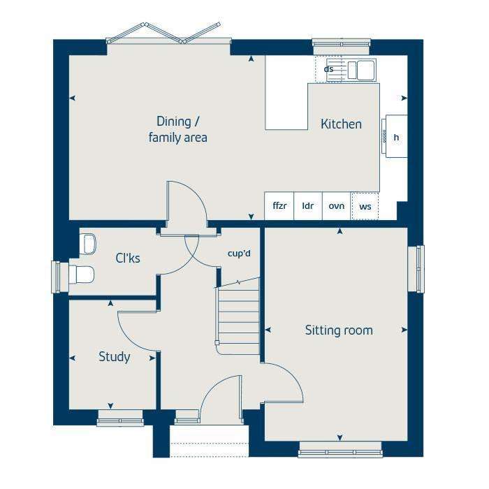 4 bedroom detached house for sale - floorplan