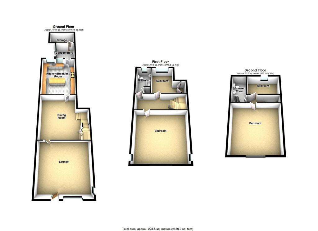 4 bedroom manor house for sale - floorplan