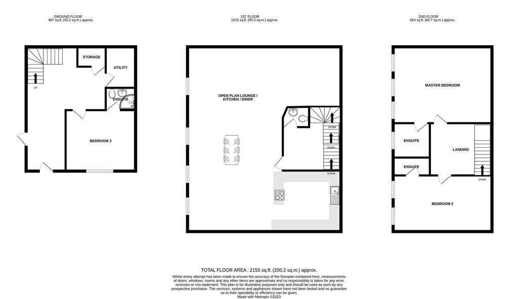 3 bedroom coash house for sale - floorplan