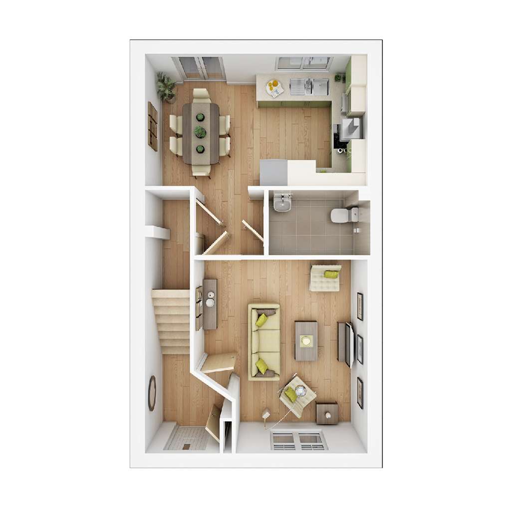 4 bedroom semi-detached house for sale - floorplan
