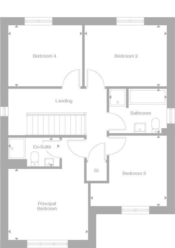 4 bedroom detached house for sale - floorplan