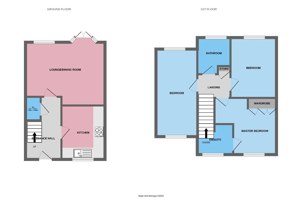 3 bedroom property for sale - floorplan