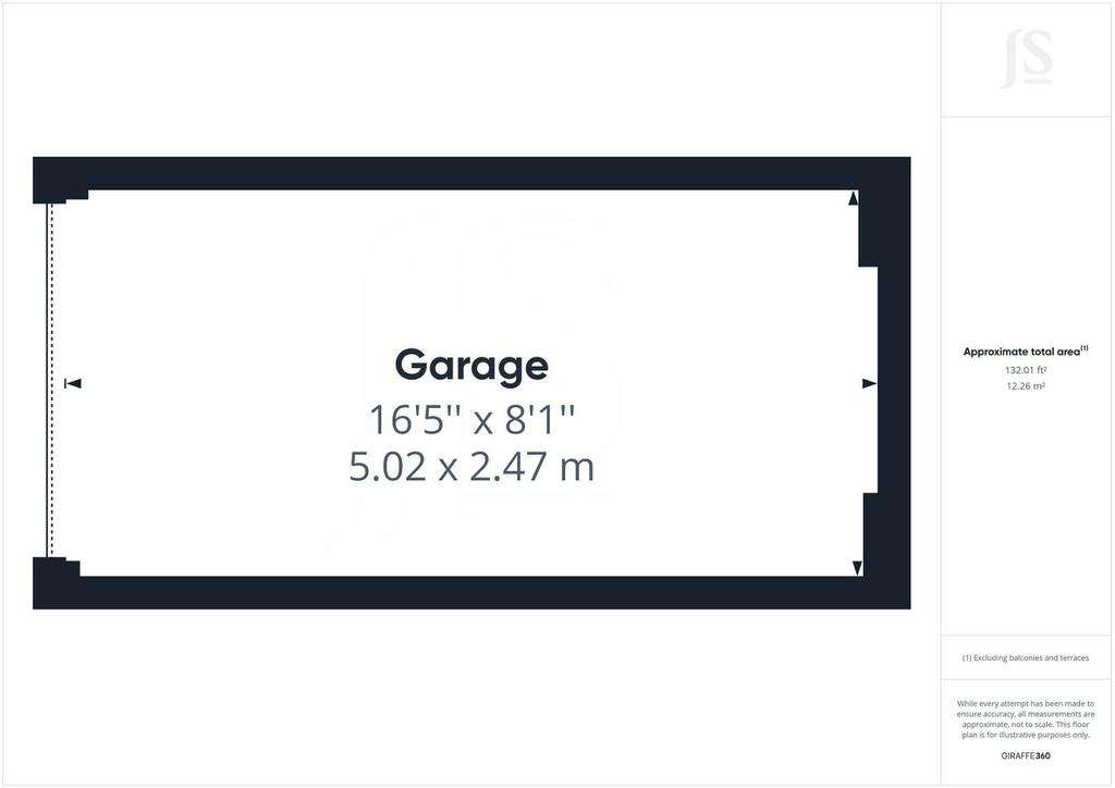 garages for sale - floorplan