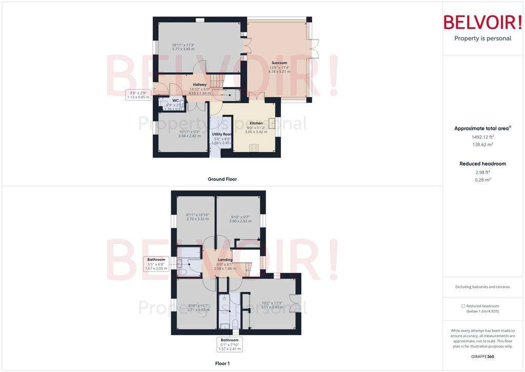 4 bedroom detached house to rent - floorplan