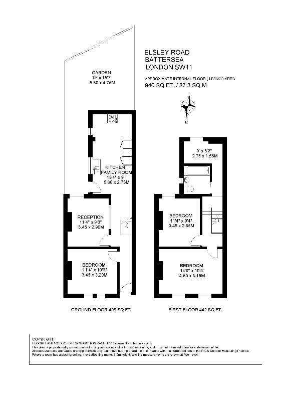 3 bedroom property for sale - floorplan