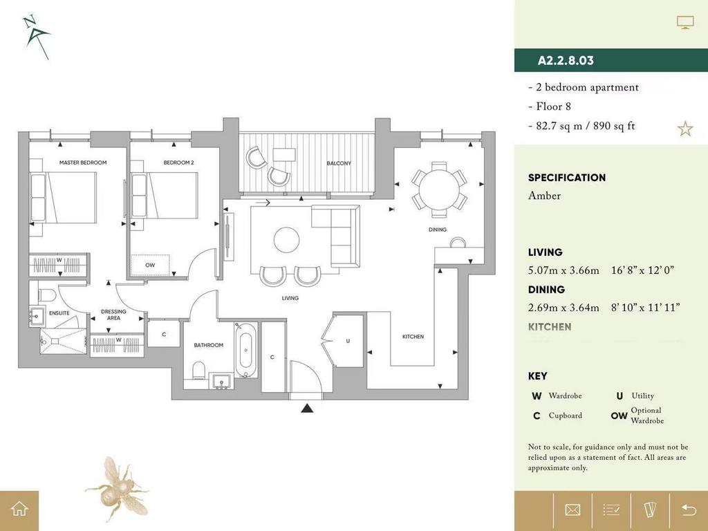 2 bedroom flat to rent - floorplan