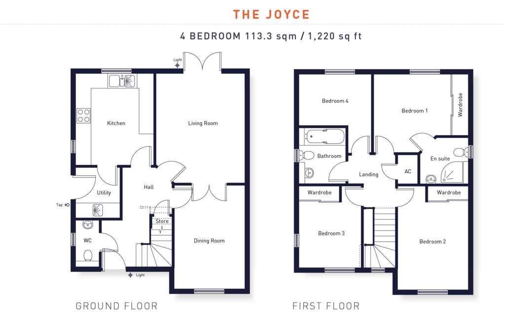 4 bedroom detached house for sale - floorplan