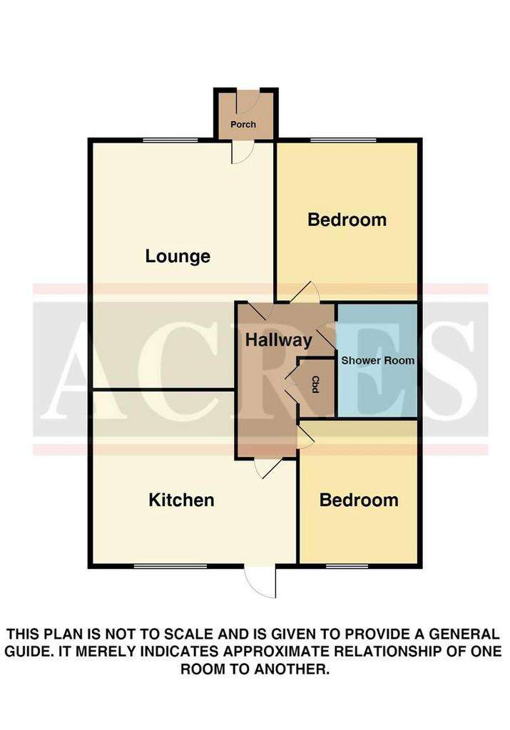 2 bedroom bungalow for sale - floorplan