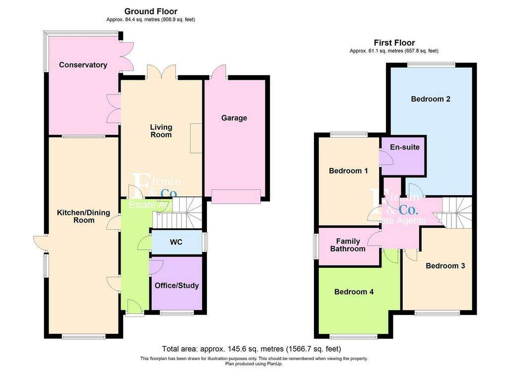 4 bedroom detached house for sale - floorplan