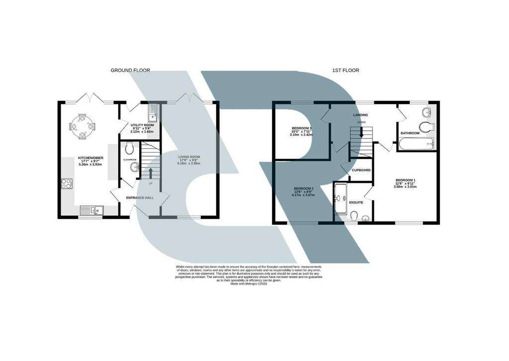 3 bedroom detached house for sale - floorplan