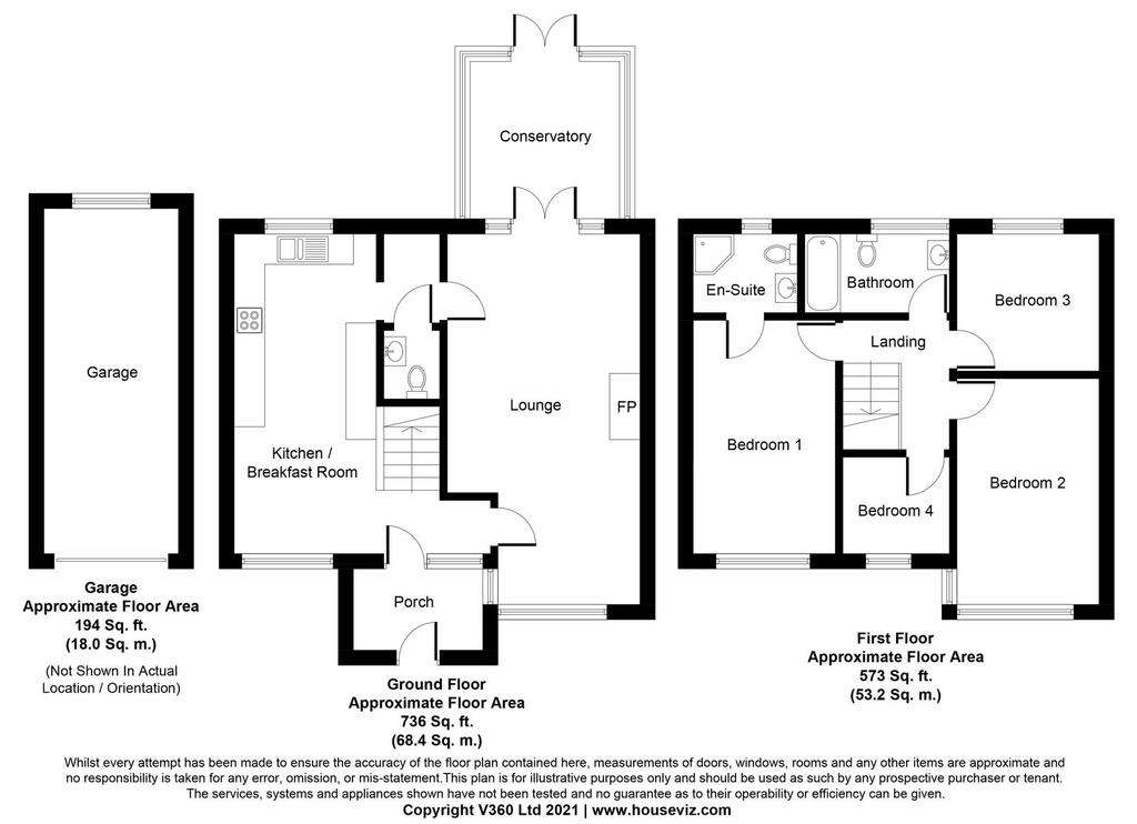 4 bedroom terraced house for sale - floorplan