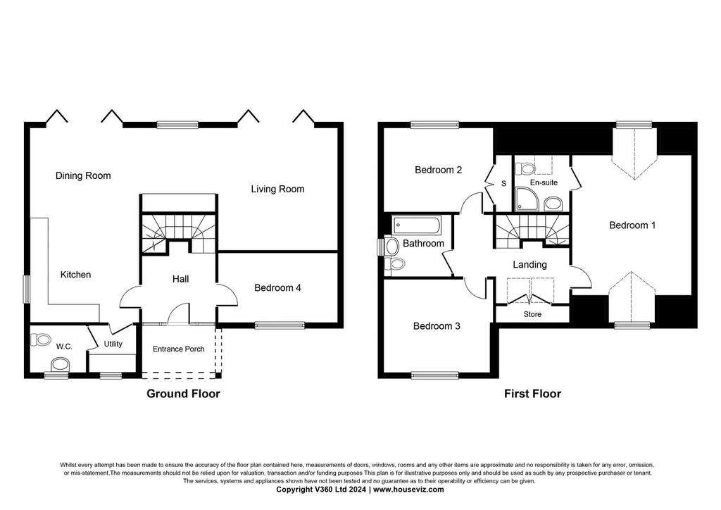 4 bedroom detached house for sale - floorplan