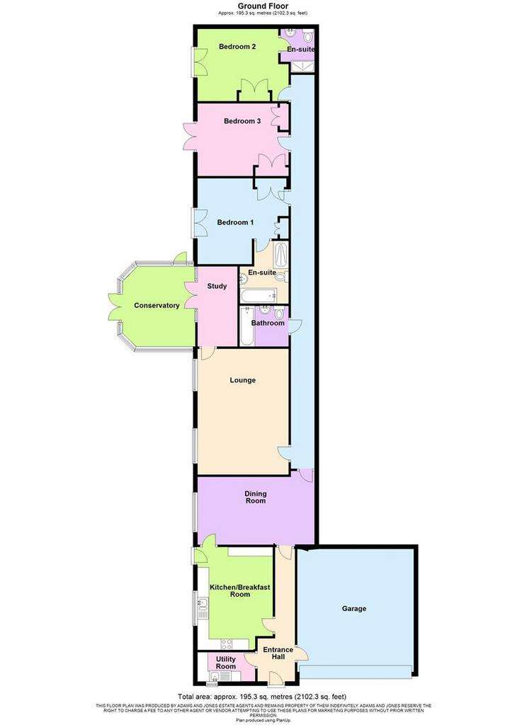 3 bedroom country house to rent - floorplan