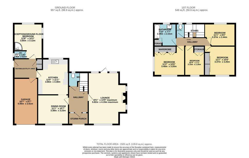 4 bedroom detached house for sale - floorplan