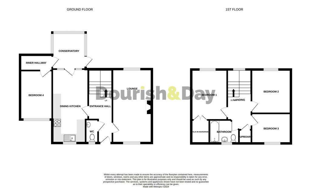 4 bedroom detached house for sale - floorplan