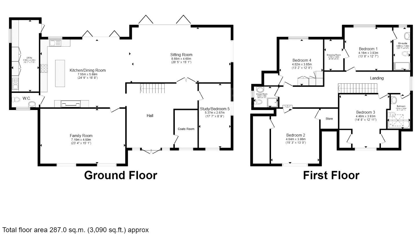 5 bedroom property for sale - floorplan