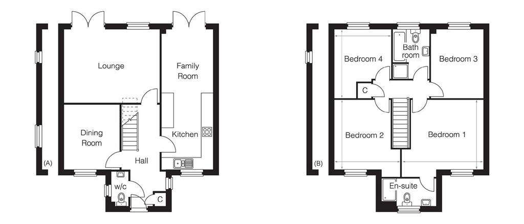 4 bedroom detached house for sale - floorplan