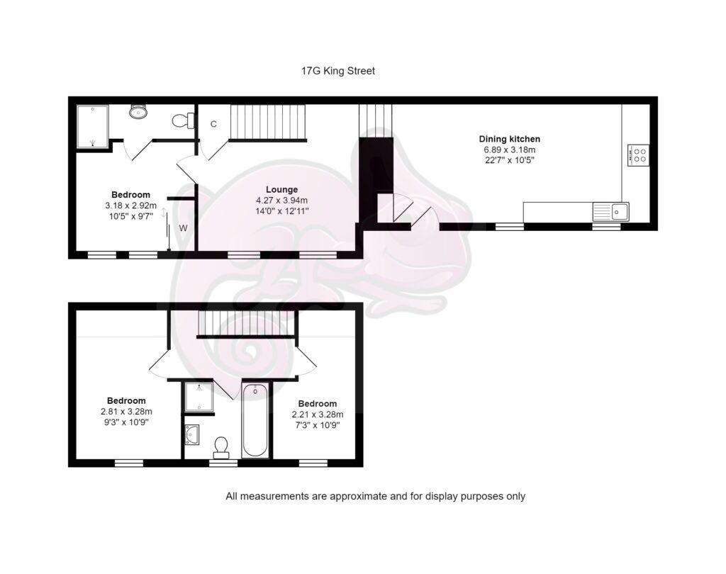 3 bedroom mews house to rent - floorplan