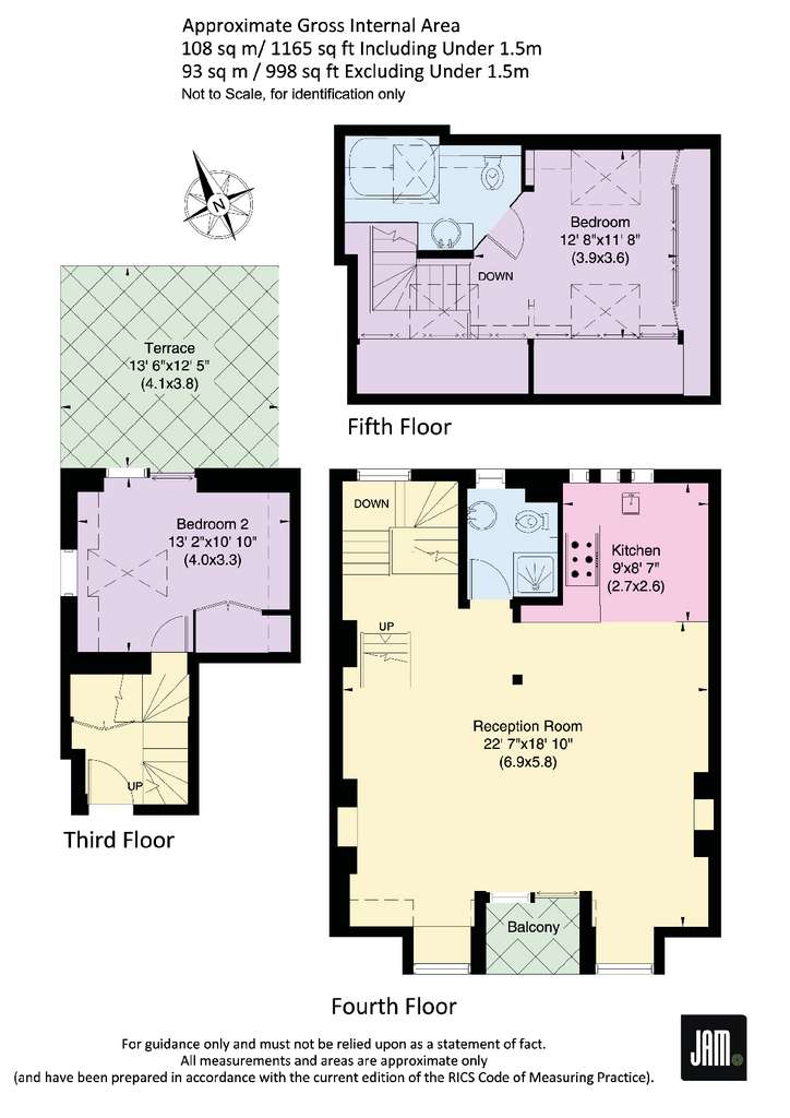 2 bedroom flat for sale - floorplan