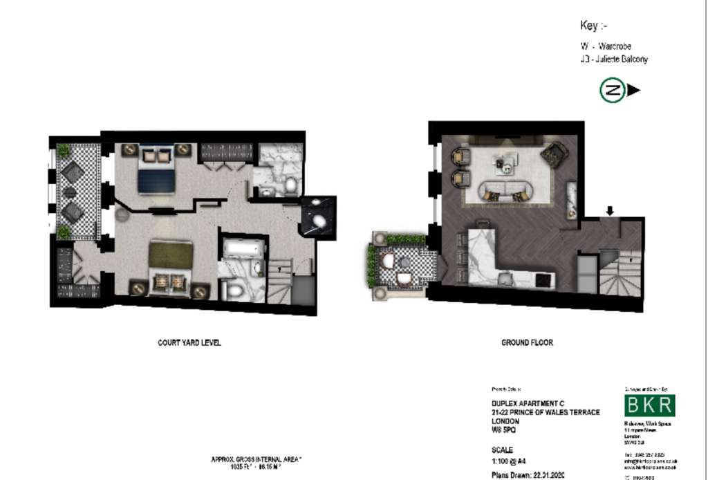 2 bedroom flat to rent - floorplan