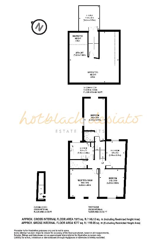 3 bedroom maisonette for sale - floorplan