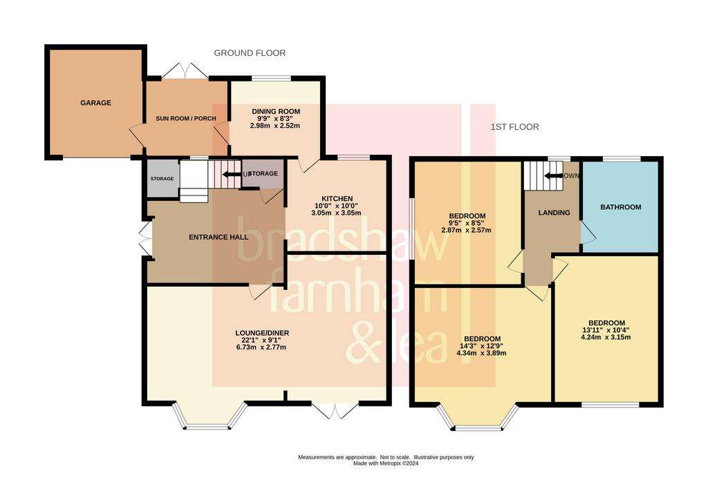 3 bedroom semi-detached house for sale - floorplan