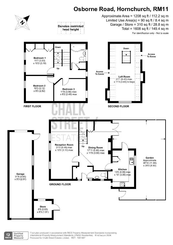 3 bedroom detached house for sale - floorplan