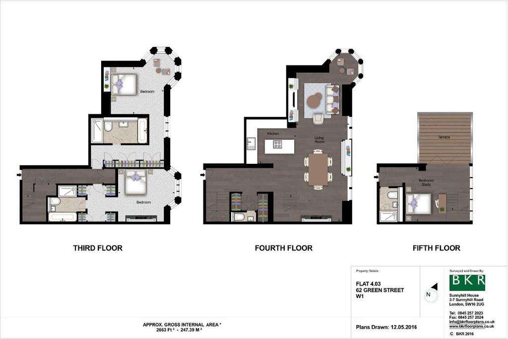 2 bedroom flat to rent - floorplan