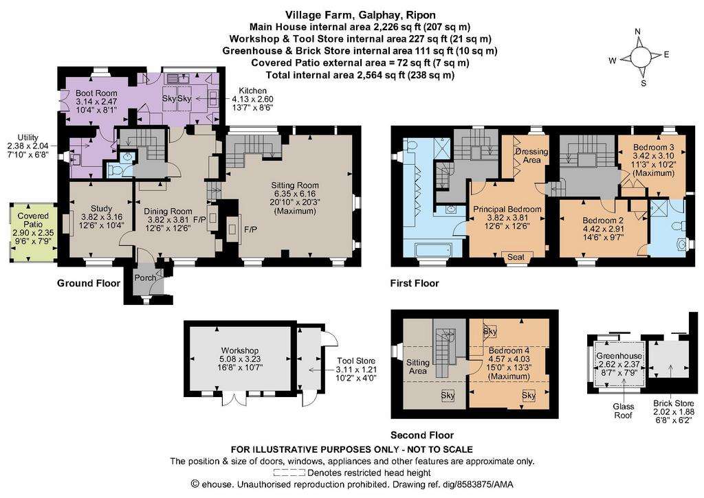 4 bedroom detached house for sale - floorplan