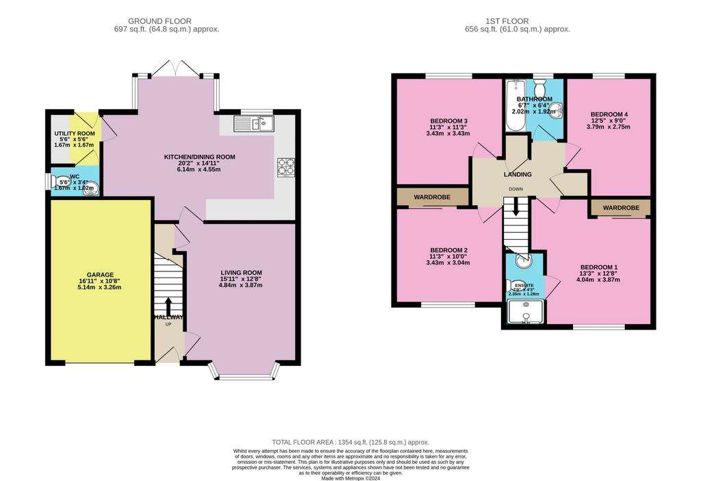 4 bedroom detached house for sale - floorplan
