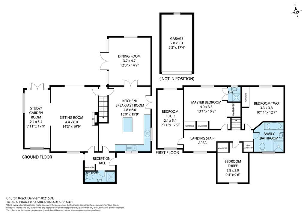 4 bedroom detached house for sale - floorplan