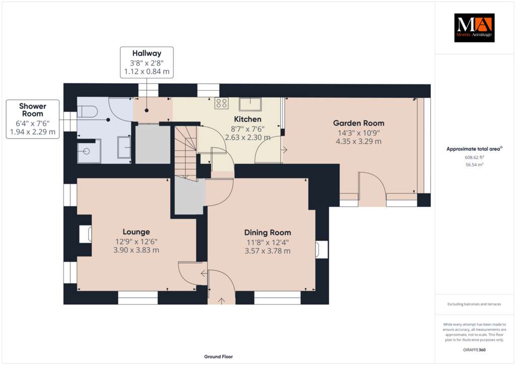 2 bedroom cottage for sale - floorplan