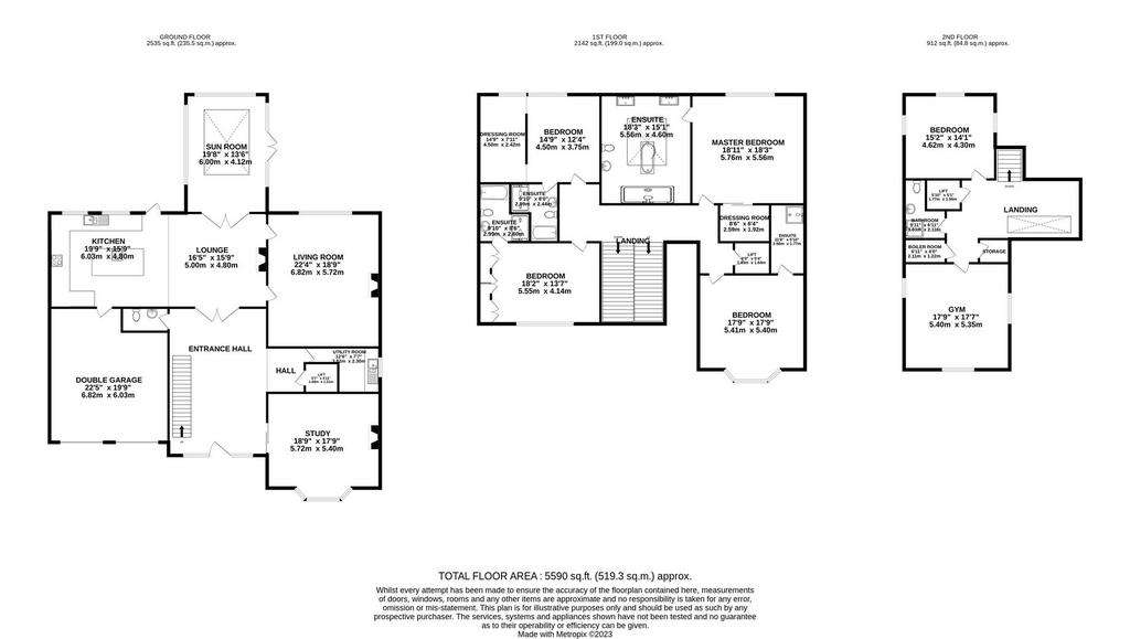 6 bedroom detached house to rent - floorplan