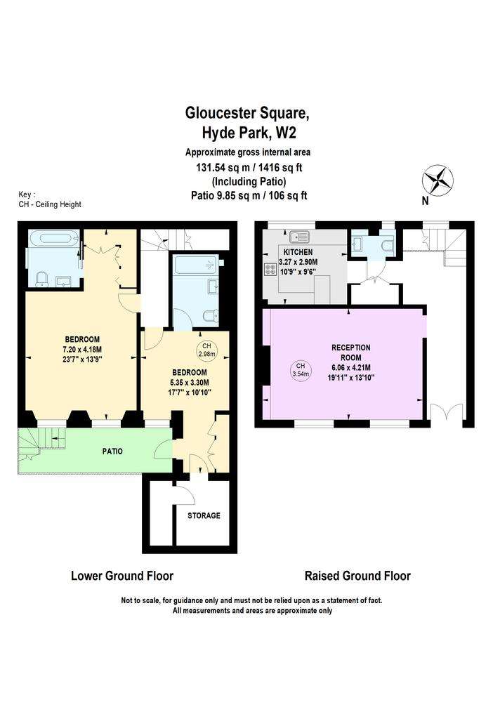 2 bedroom maisonette to rent - floorplan