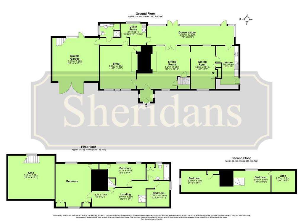 5 bedroom detached house for sale - floorplan