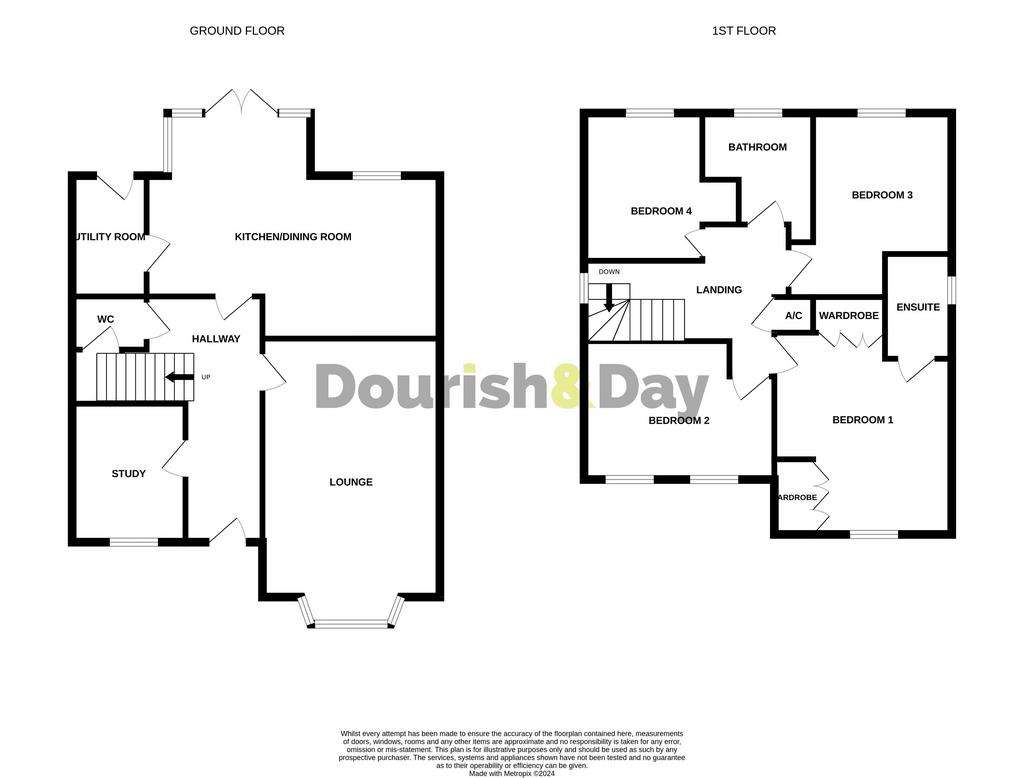 4 bedroom detached house for sale - floorplan