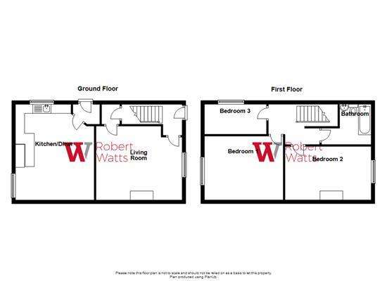 3 bedroom semi-detached house for sale - floorplan