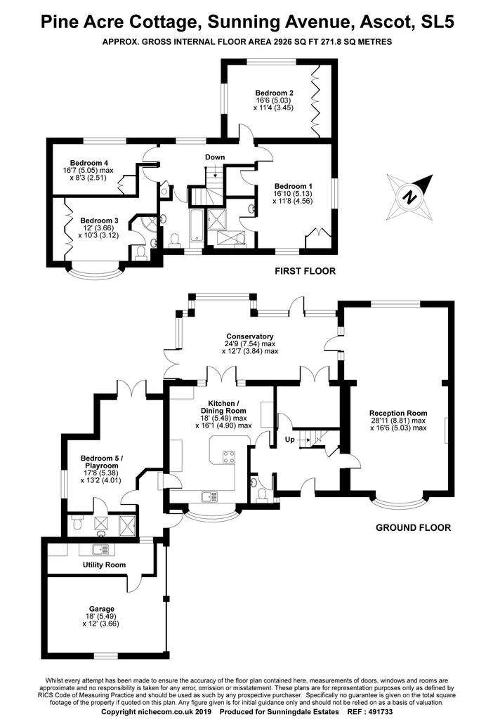 5 bedroom cottage to rent - floorplan