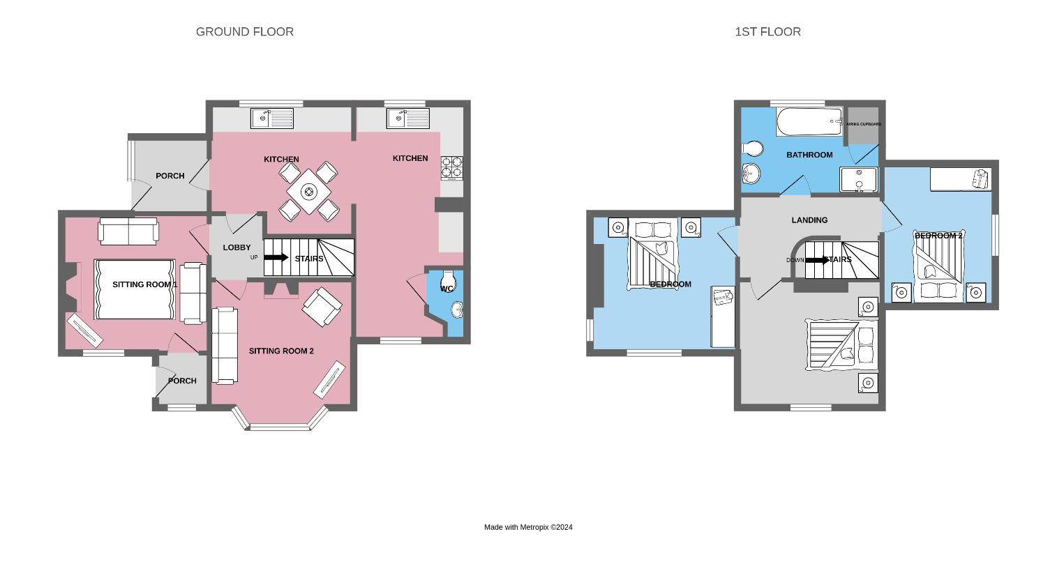 3 bedroom property for sale - floorplan